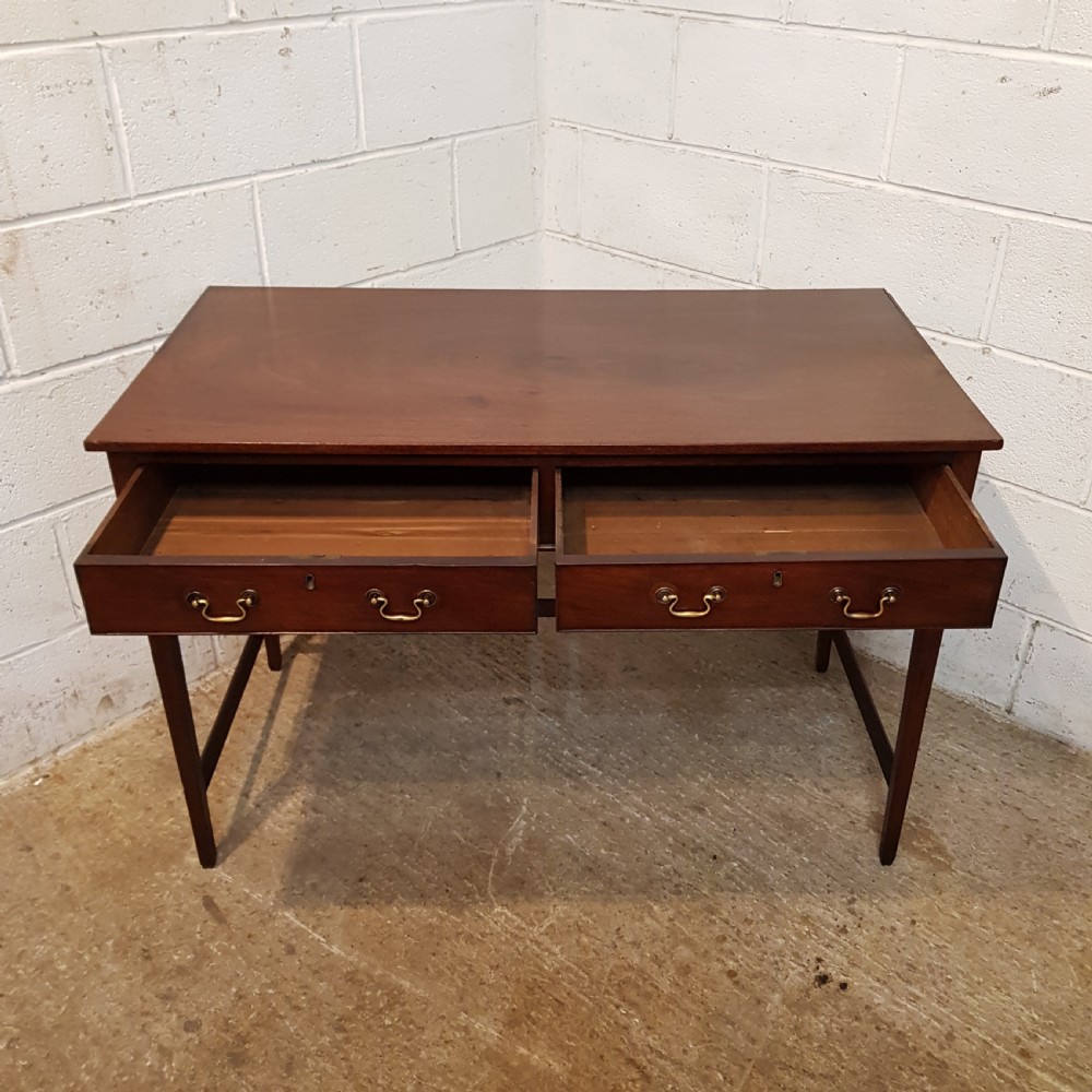ANTIQUE LATE 18TH CENTURY MAHOGANY WRITING TABLE C1780 View VI