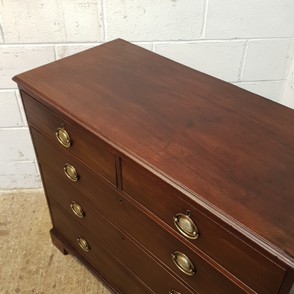ANTIQUE GEORGIAN REGENCY MAHOGANY CHEST OF DRAWERS C1800 View III