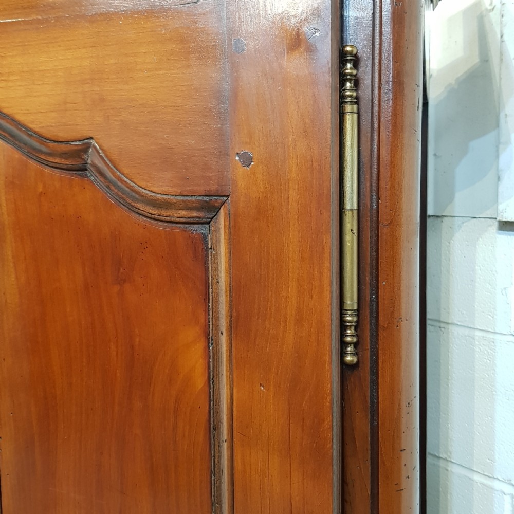 ANTIQUE FRENCH FRUITWOOD SINGLE ARMOIRE C1890 View VI
