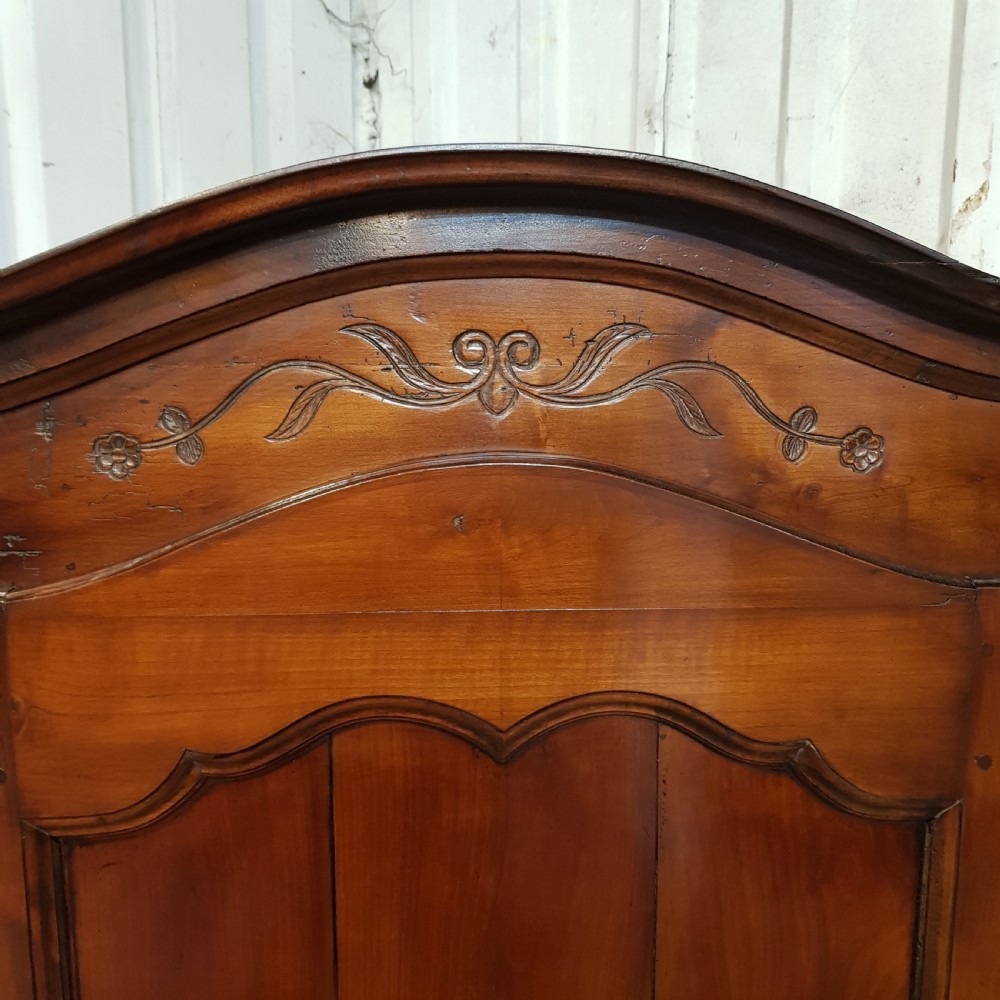 ANTIQUE FRENCH FRUITWOOD SINGLE ARMOIRE C1890 View VIII
