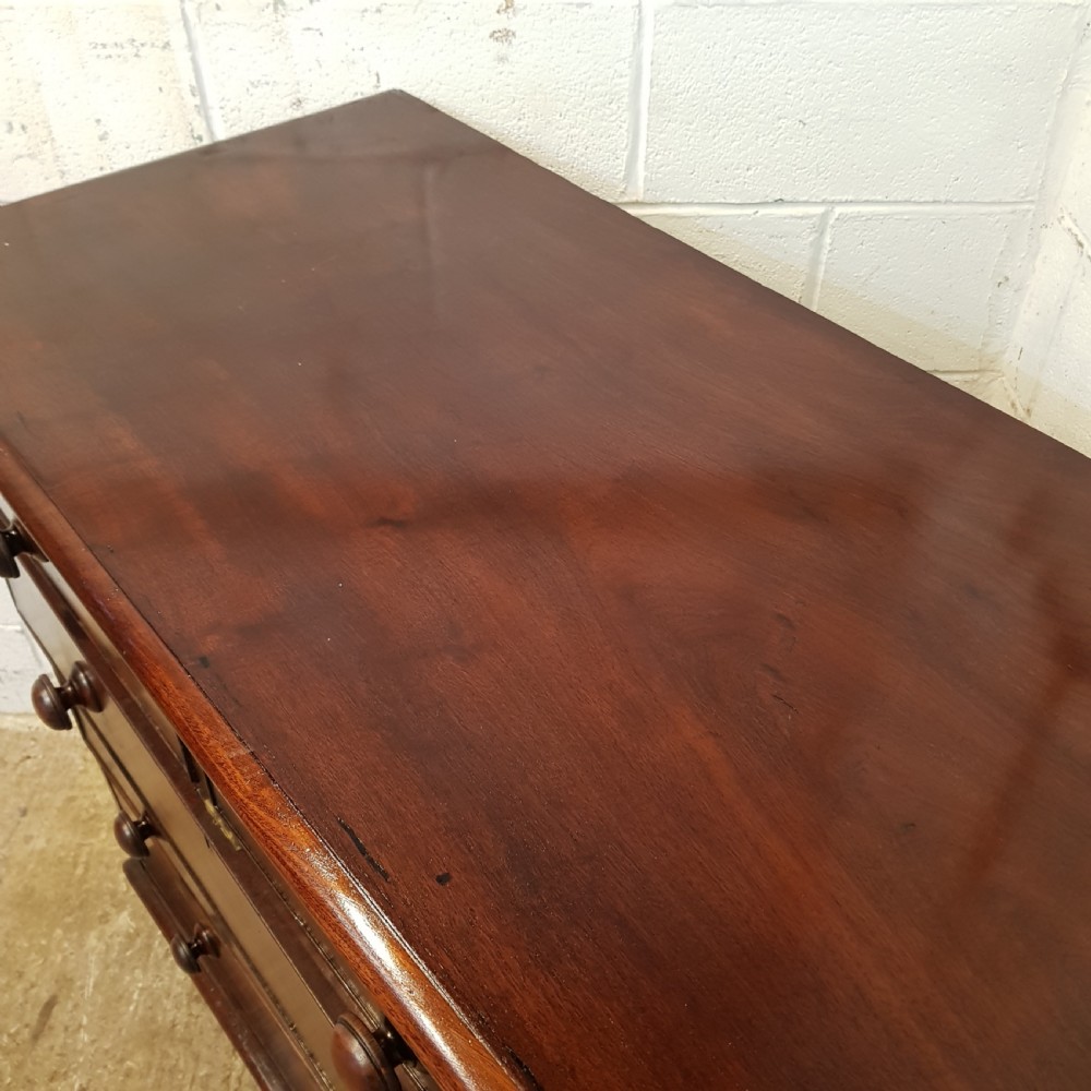 ANTIQUE VICTORIAN MAHOGANY CHEST OF DRAWERS C1880 View VI