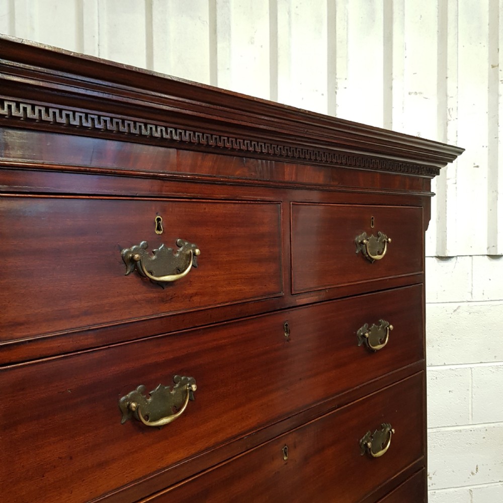 ANTIQUE 18TH CENTURY MAHOGANY CHEST ON CHEST C1780 View II