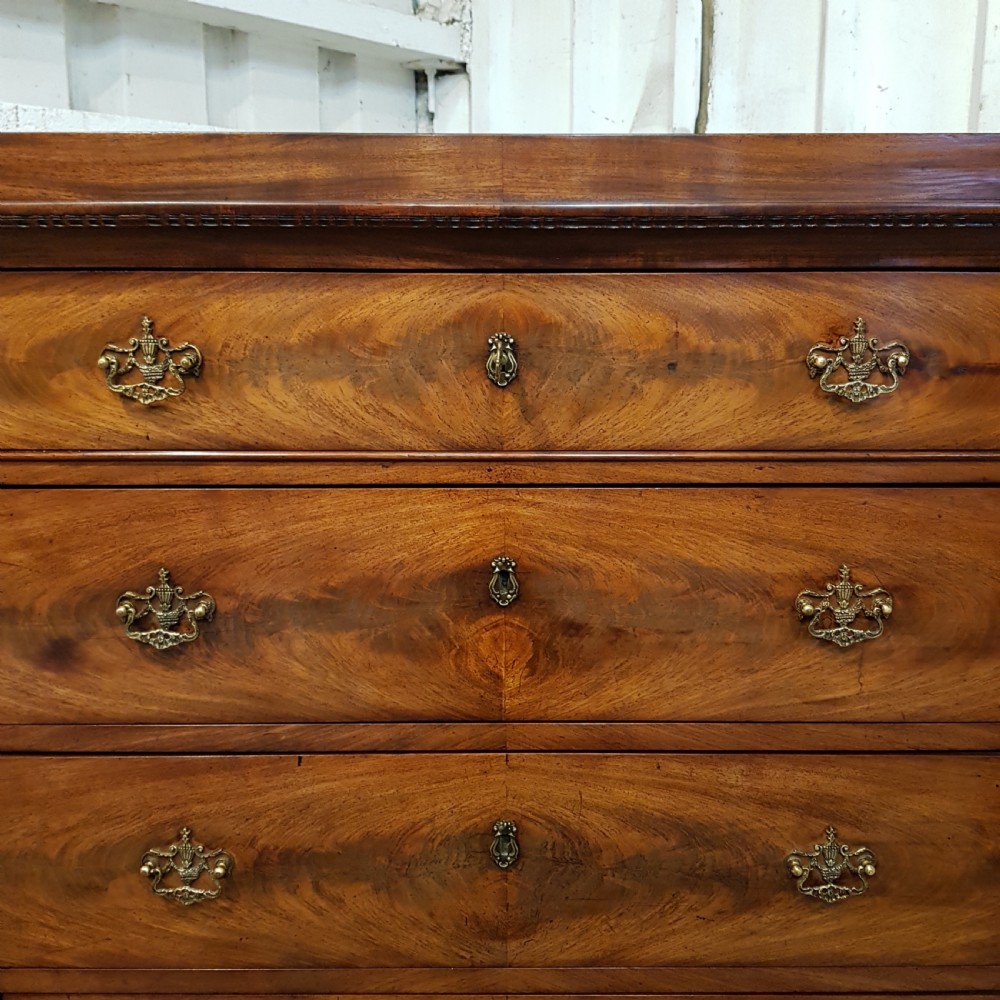 ANTIQUE 19TH CENTURY FLEMISH TALL CHEST OF DRAWERS C1880 View VII