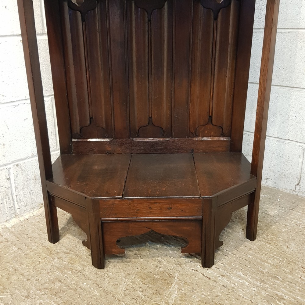 ANTIQUE 18th CENTURY PERIOD CARVED JOINED  OAK CUPBOARD C1760-80 View X