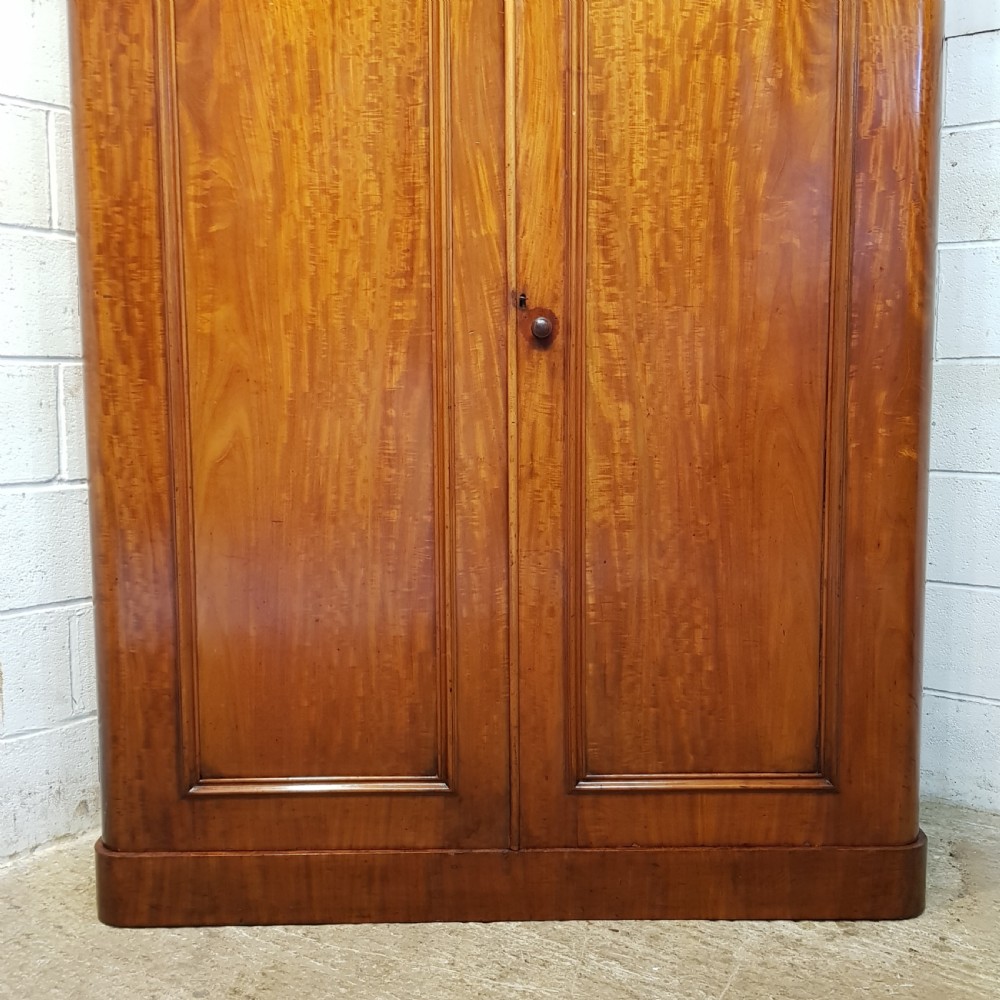 ANTIQUE VICTORIAN MAHOGANY DOUBLE WARDROBE C1880 View V