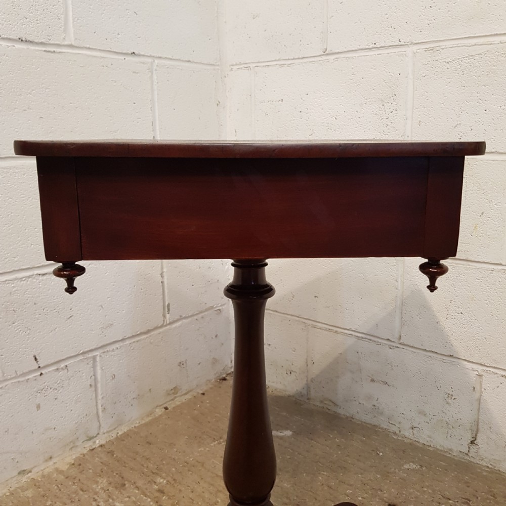 ANTIQUE VICTORIAN MAHOGANY SIDE TABLE C1880 View V
