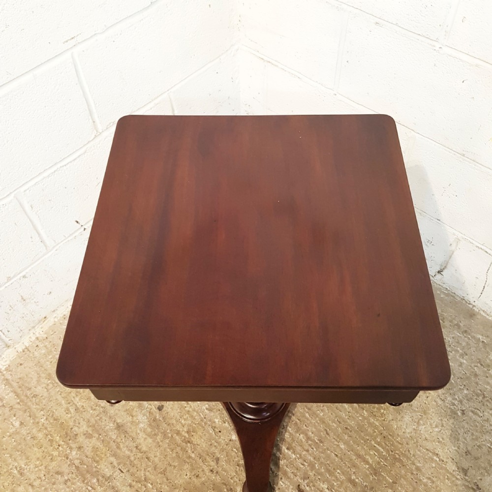 ANTIQUE VICTORIAN MAHOGANY SIDE TABLE C1880 View VI