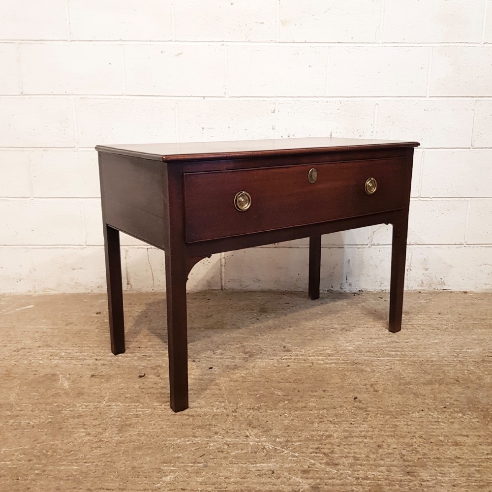 ANTIQUE 18TH CENTURY PERIOD MAHOGANY SIDE TABLE C1780 View VII