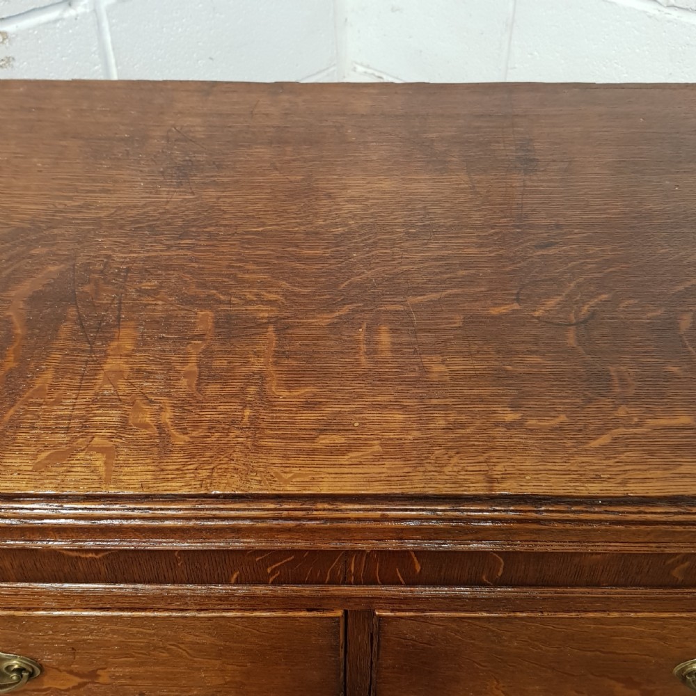 ANTIQUE 18th CENTURY PERIOD COUNTRY OAK CHEST OF DRAWERS C1780 View IV