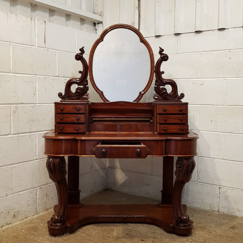 ANTIQUE VICTORIAN MAHOGANY DUCHESS DRESSING TABLE C870 View III