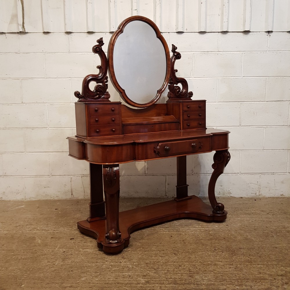 ANTIQUE VICTORIAN MAHOGANY DUCHESS DRESSING TABLE C870 View IV