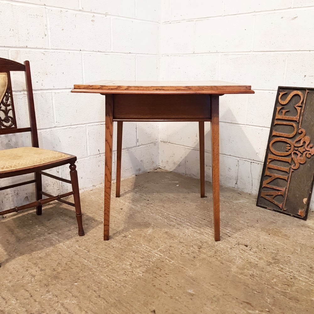 ANTIQUE ARTS & CRAFTS INLAID GAMES TABLE C1900 View IX