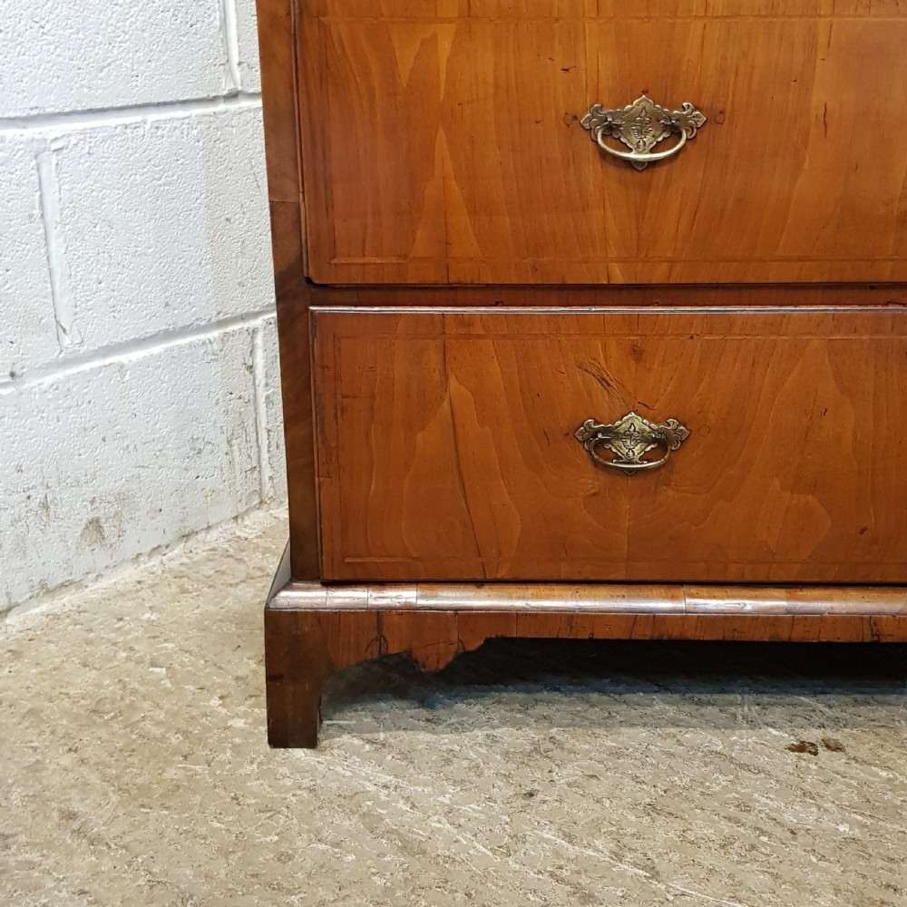 ANTIQUE 18TH CENTURY WALNUT CHEST ON CHEST OF DRAWERS C1780 View IV