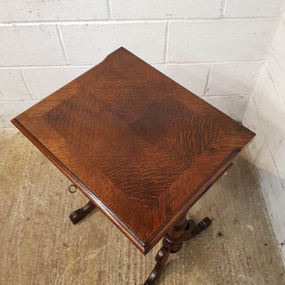 ANTIQUE 19TH CENTURY FRENCH PARQUETRY & INLAID FOLD OVER GAMES SIDE TABLE C1880 View VIII