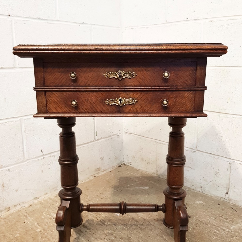 ANTIQUE 19TH CENTURY FRENCH PARQUETRY & INLAID FOLD OVER GAMES SIDE TABLE C1880 View XI