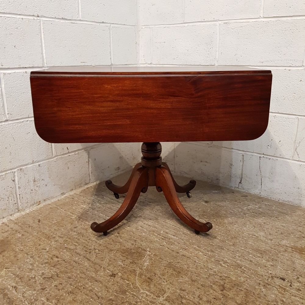 ANTIQUE REGENCY MAHOGANY PEMBROKE TABLE C1820 View VII