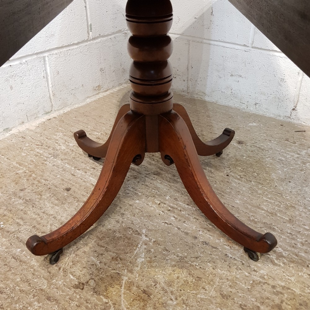 ANTIQUE REGENCY MAHOGANY PEMBROKE TABLE C1820 View IX
