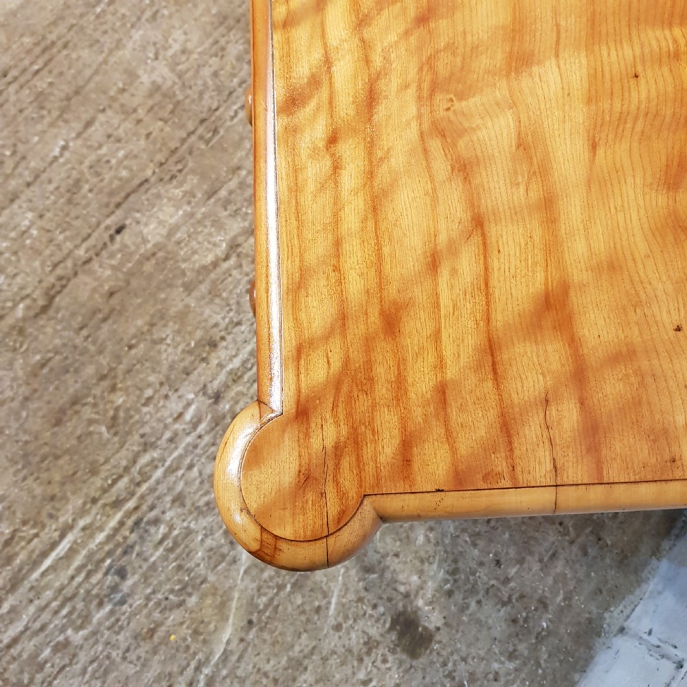ANTIQUE VICTORIAN SATINWOOD WRITING TABLE  C1880 View VII