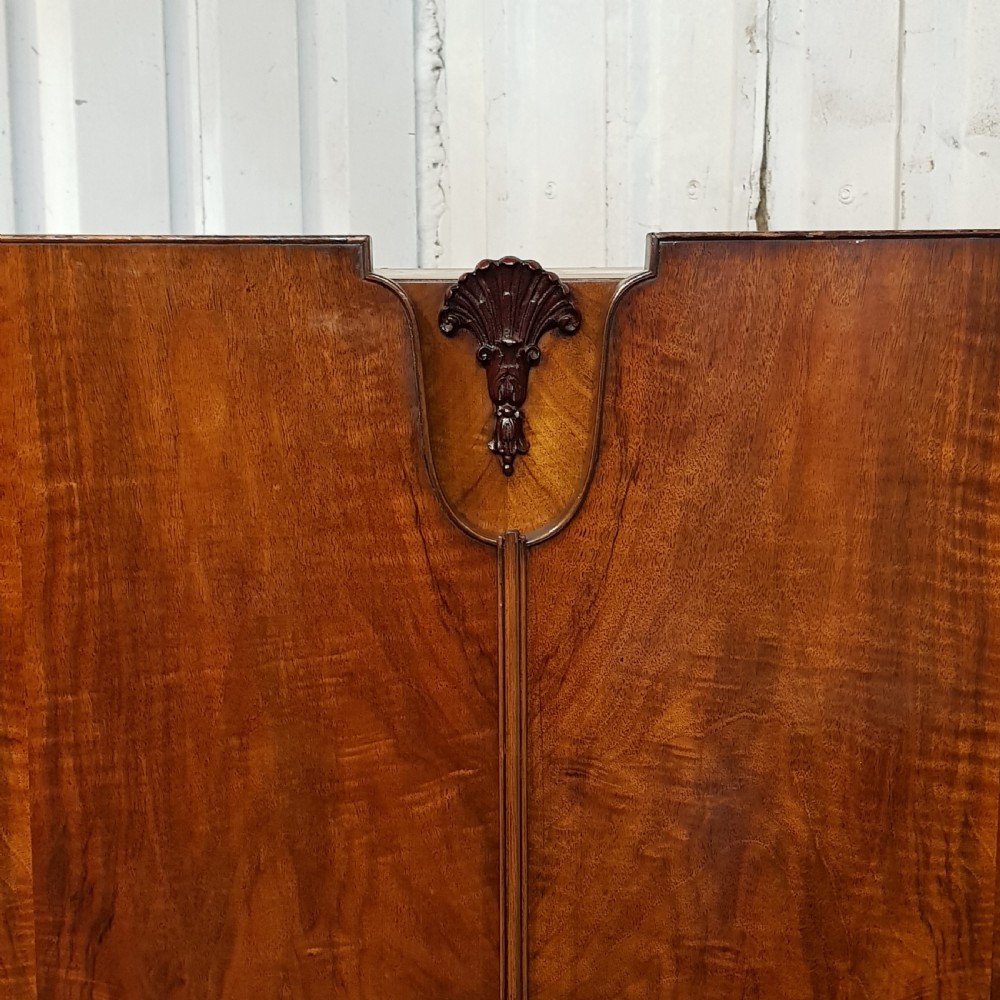 ANTIQUE ART DECO BURR WALNUT DOUBLE WARDROBE C1920 View VII