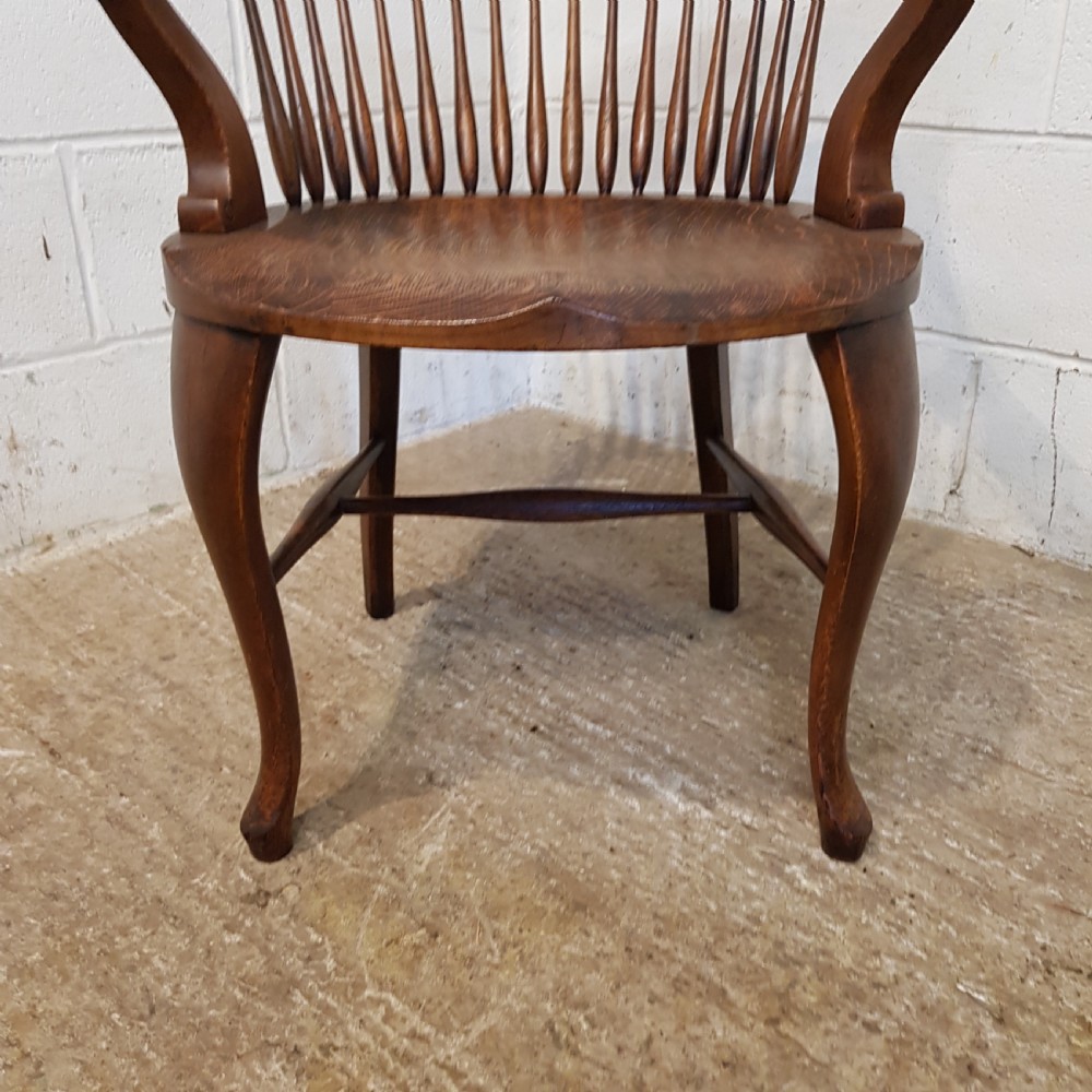 ANTIQUE EDWARDIAN OAK DESK CHAIR C1900 View IV
