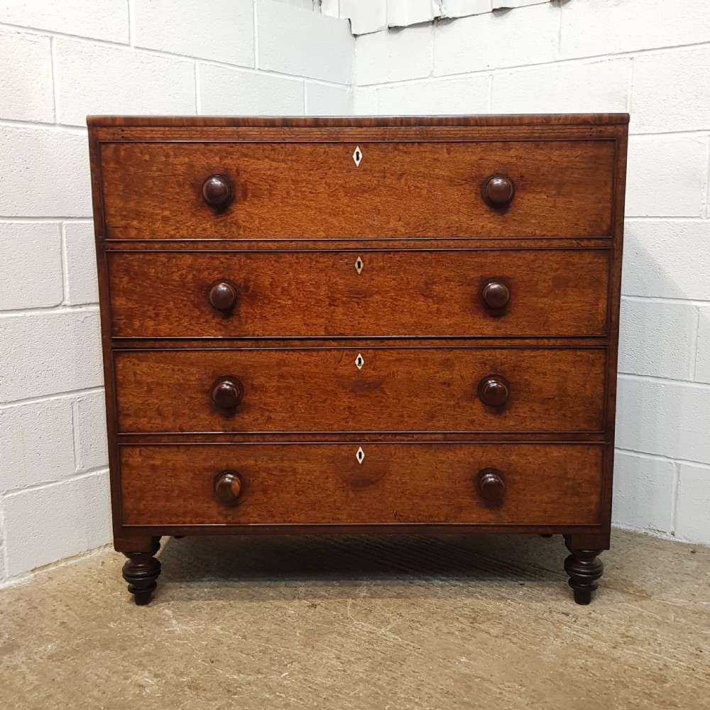 ANTIQUE VICTORIAN MAHOGANY SECRETAIRE CHEST c1860 View VIII
