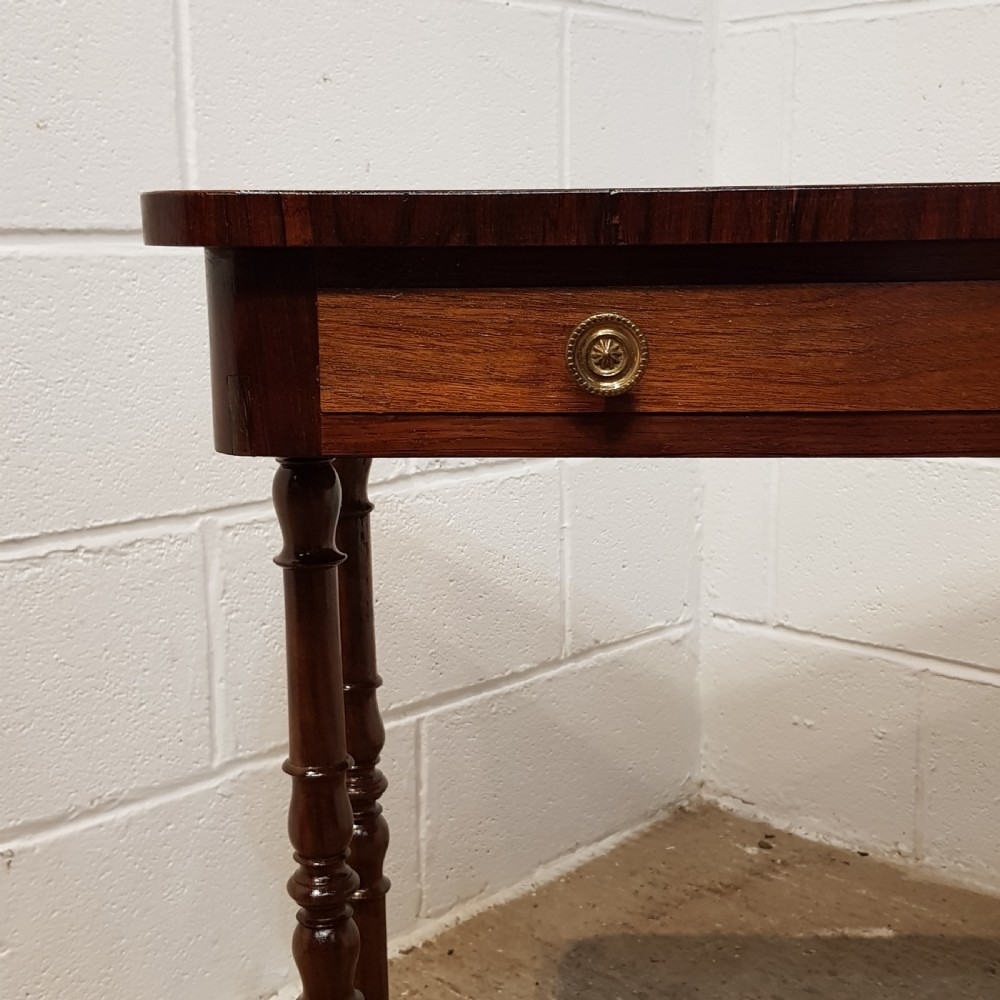 ANTIQUE VICTORIAN MAHOGANY LEATHER TOP SMALL LADIES SIDE WRITING DESK C1860 View V