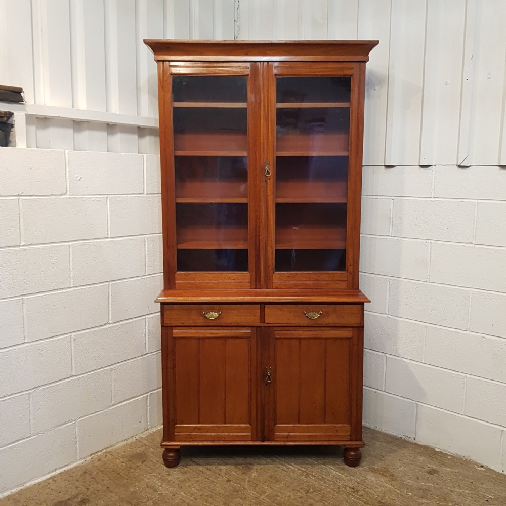 ANTIQUE VICTORIAN MAHOGANY LIBRARY BOOKCASE C1890 View VII