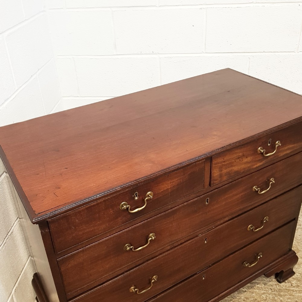 ANTIQUE 18TH CENTURY MAHOGANY CHEST OF DRAWERS C1780 View IV
