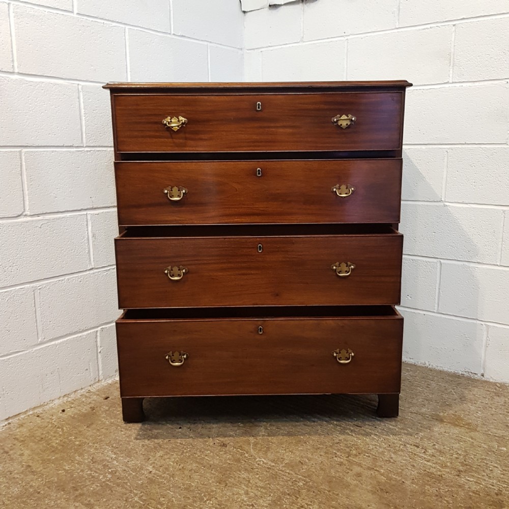 ANTIQUE REGENCY MAHOGANY CHEST OF DRAWERS C1820 View II