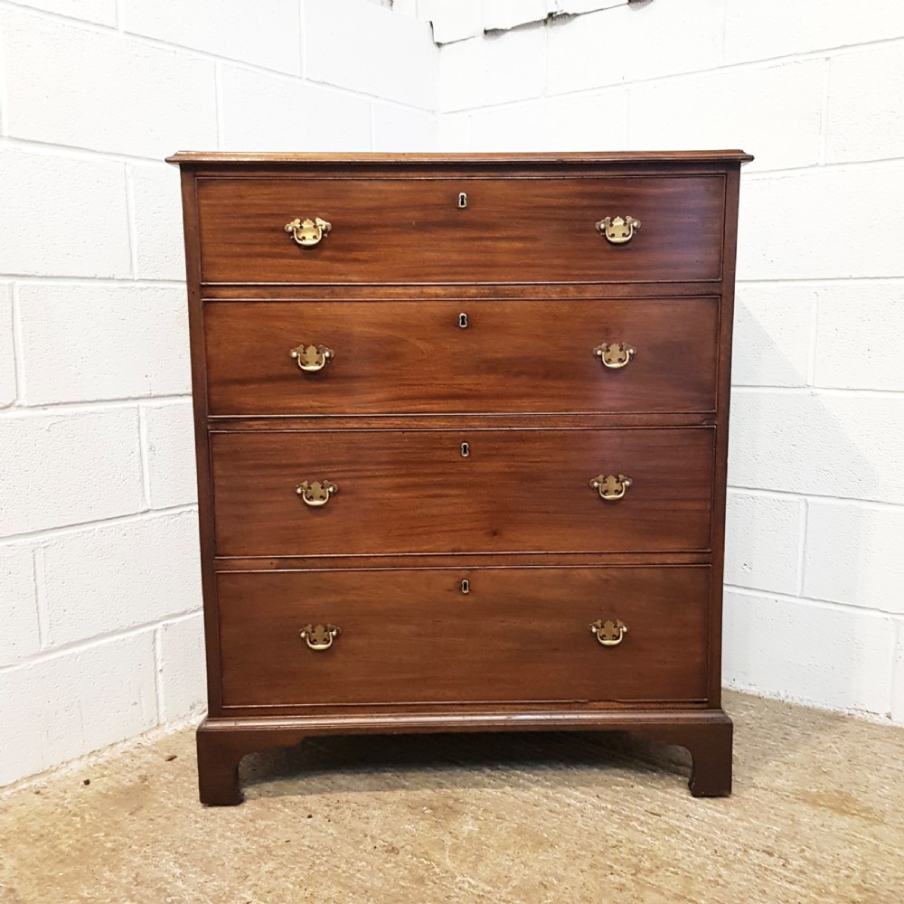 ANTIQUE REGENCY MAHOGANY CHEST OF DRAWERS C1820 View III