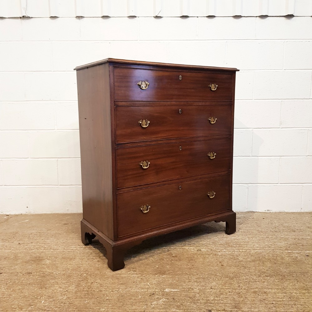 ANTIQUE REGENCY MAHOGANY CHEST OF DRAWERS C1820 View V