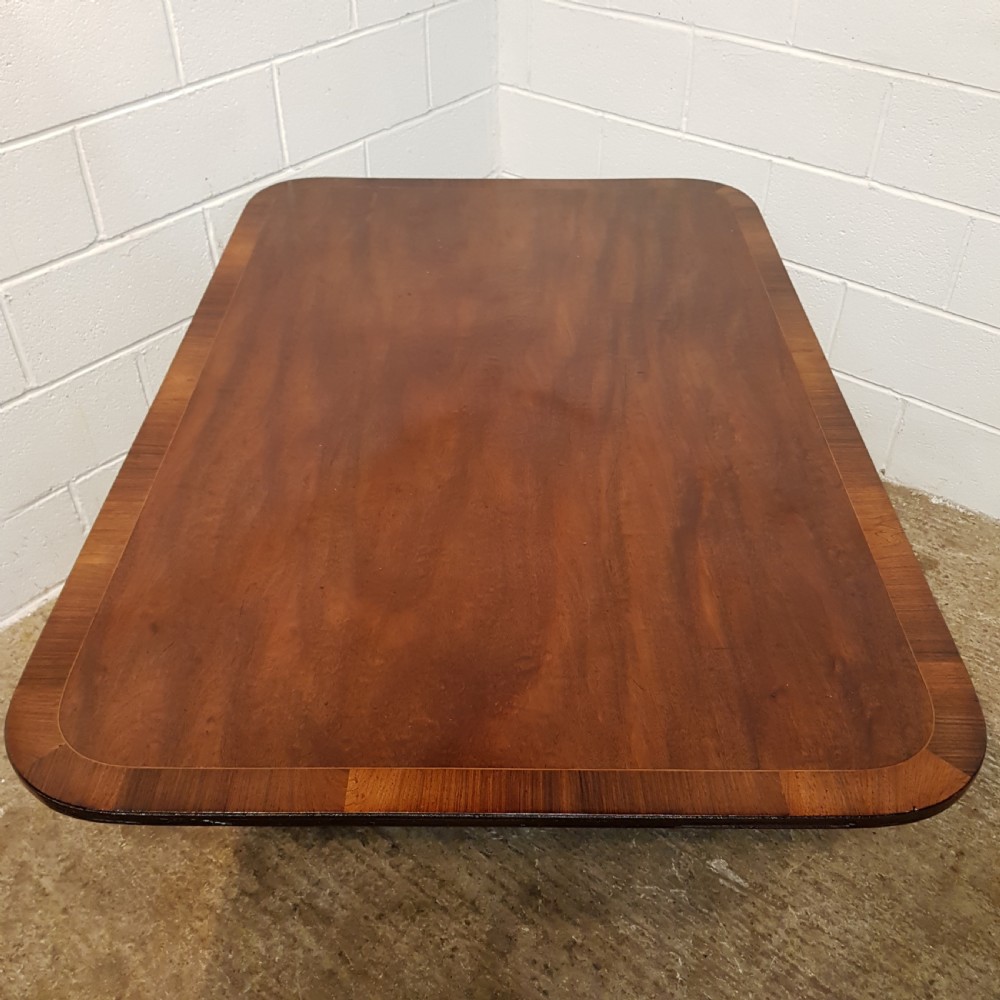 ANTIQUE REGENCY MAHOGANY T TILT TOP DIN8NG TABLE C1820 View IV