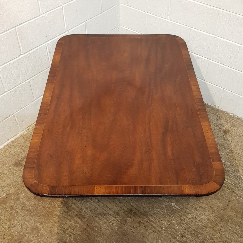 ANTIQUE REGENCY MAHOGANY T TILT TOP DIN8NG TABLE C1820 View XIV