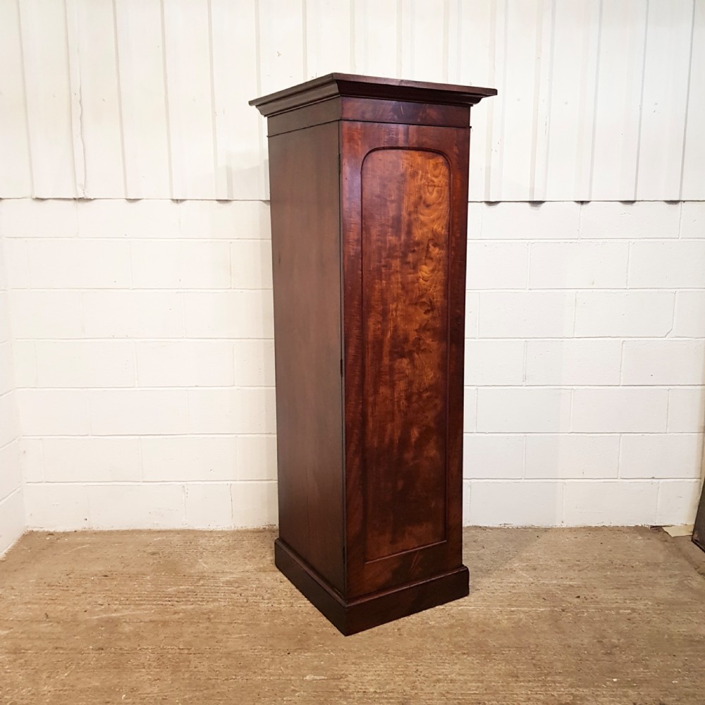 ANTIQUE VICTORIAN  PAIR MAHOGANY SENTRY BOX WARDROBES C1880 View V