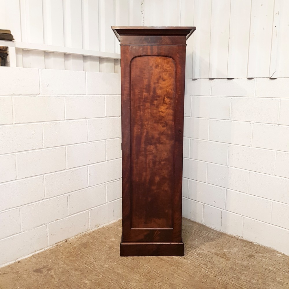 ANTIQUE VICTORIAN  PAIR MAHOGANY SENTRY BOX WARDROBES C1880 View VII