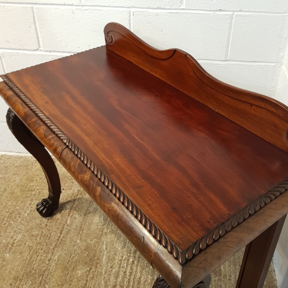 ANTIQUE WILLIAM 1V MAHOGANY CONSOLE TABLE C1830 View VII