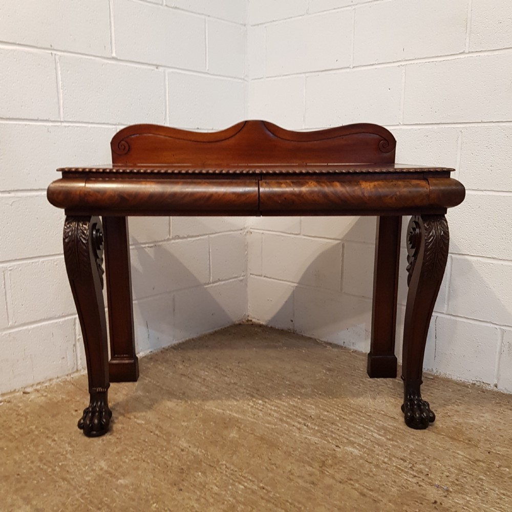 ANTIQUE WILLIAM 1V MAHOGANY CONSOLE TABLE C1830 View VIII