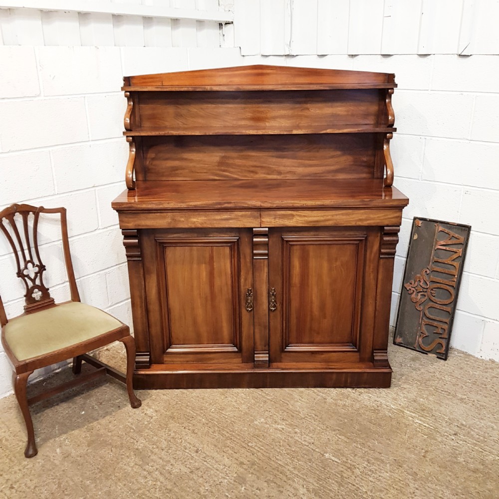 ANTIQUE WILLIAM 1V MAHOGANY CHIFFONIER C1830