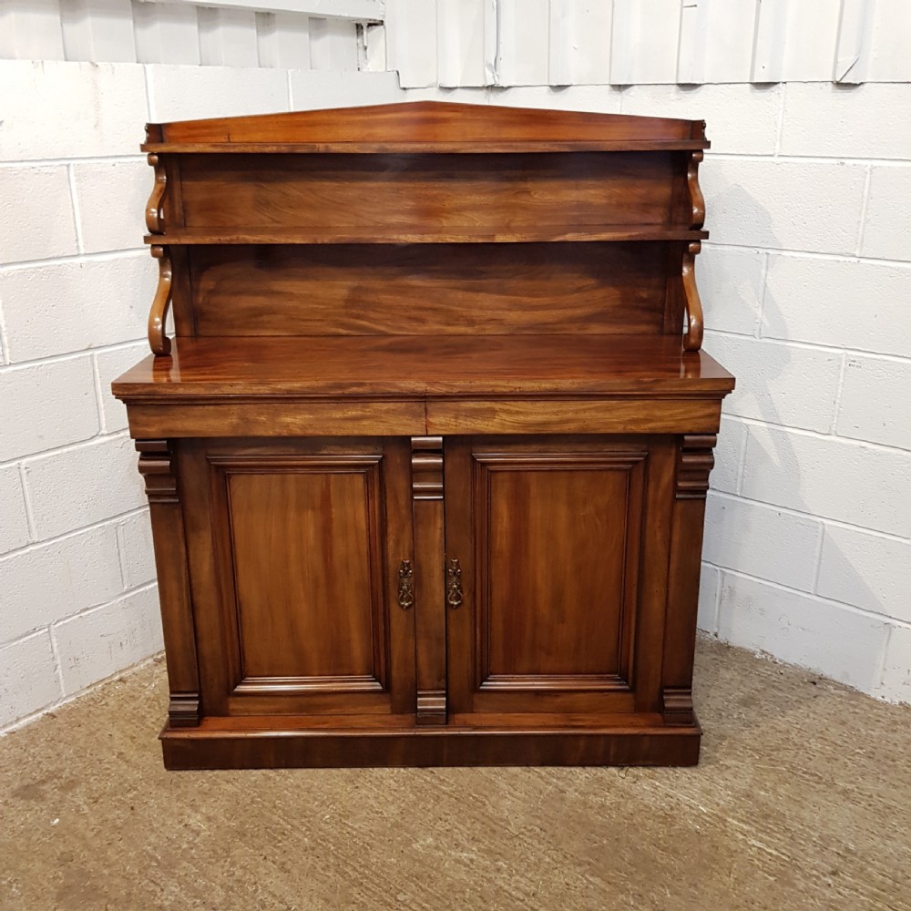 ANTIQUE WILLIAM 1V MAHOGANY CHIFFONIER C1830 View III