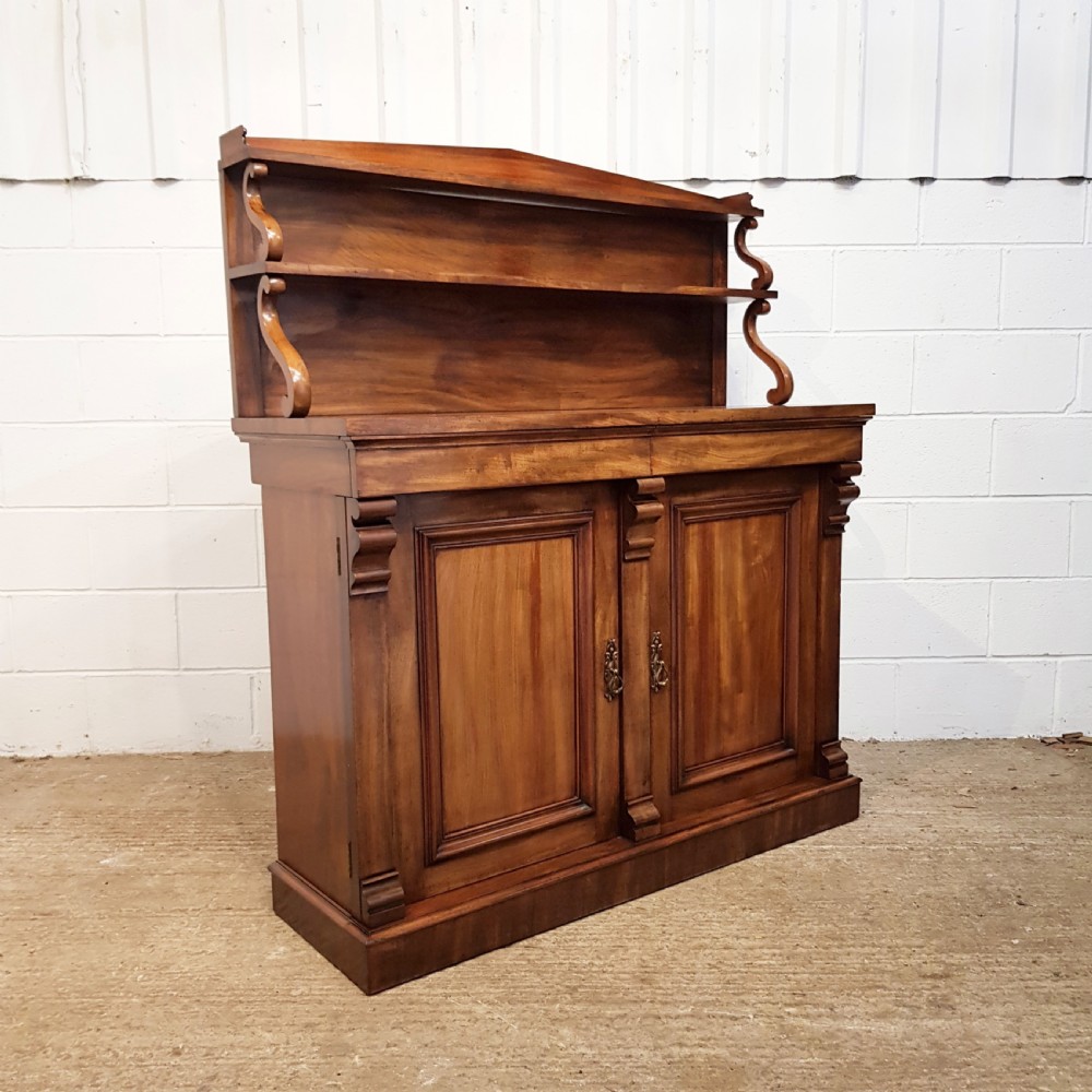ANTIQUE WILLIAM 1V MAHOGANY CHIFFONIER C1830 View IV