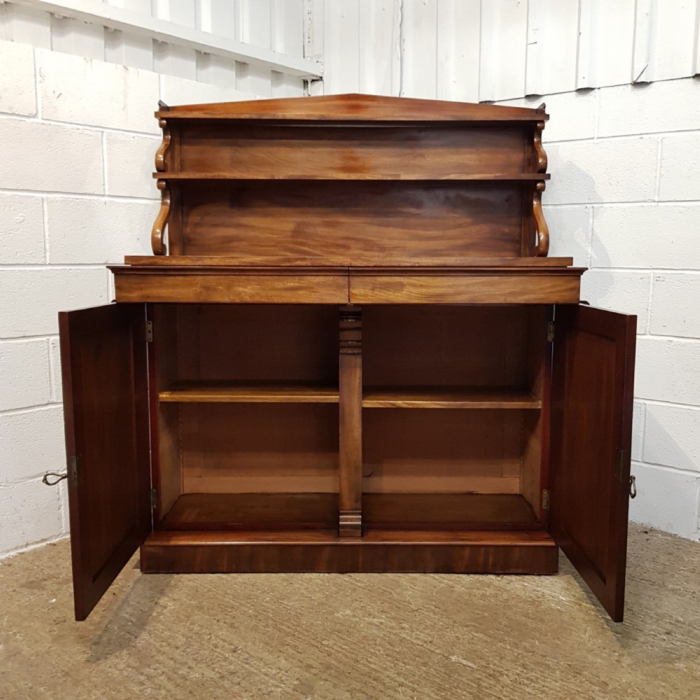 ANTIQUE WILLIAM 1V MAHOGANY CHIFFONIER C1830 View VII