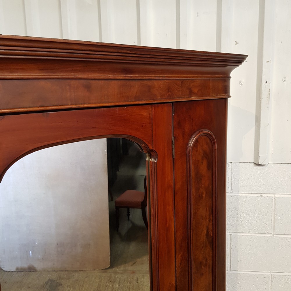 ANTIQUE VICTORIAN MAHOGANY SINGLE WARDROBE C1880 View VII
