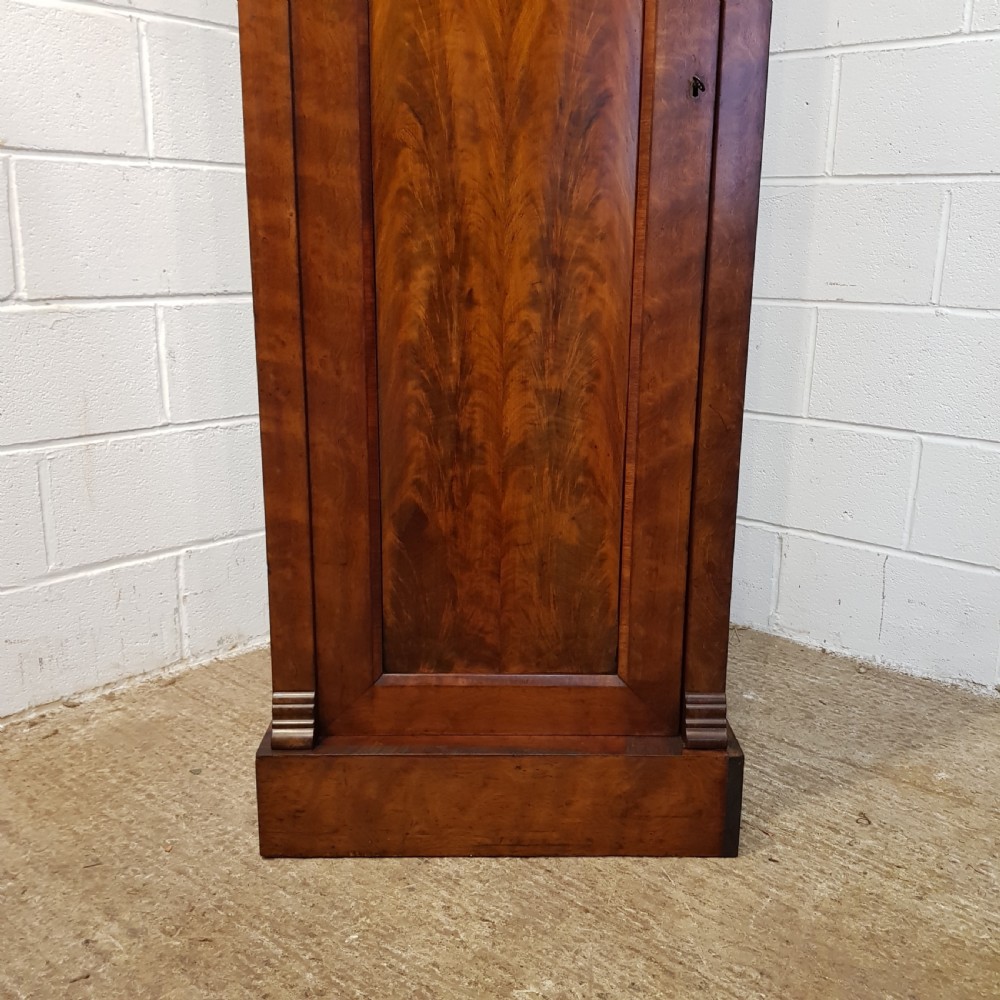 ANTIQUE PAIR VICTORIAN MAHOGANY SENTRY WARDROBES C1880  View III