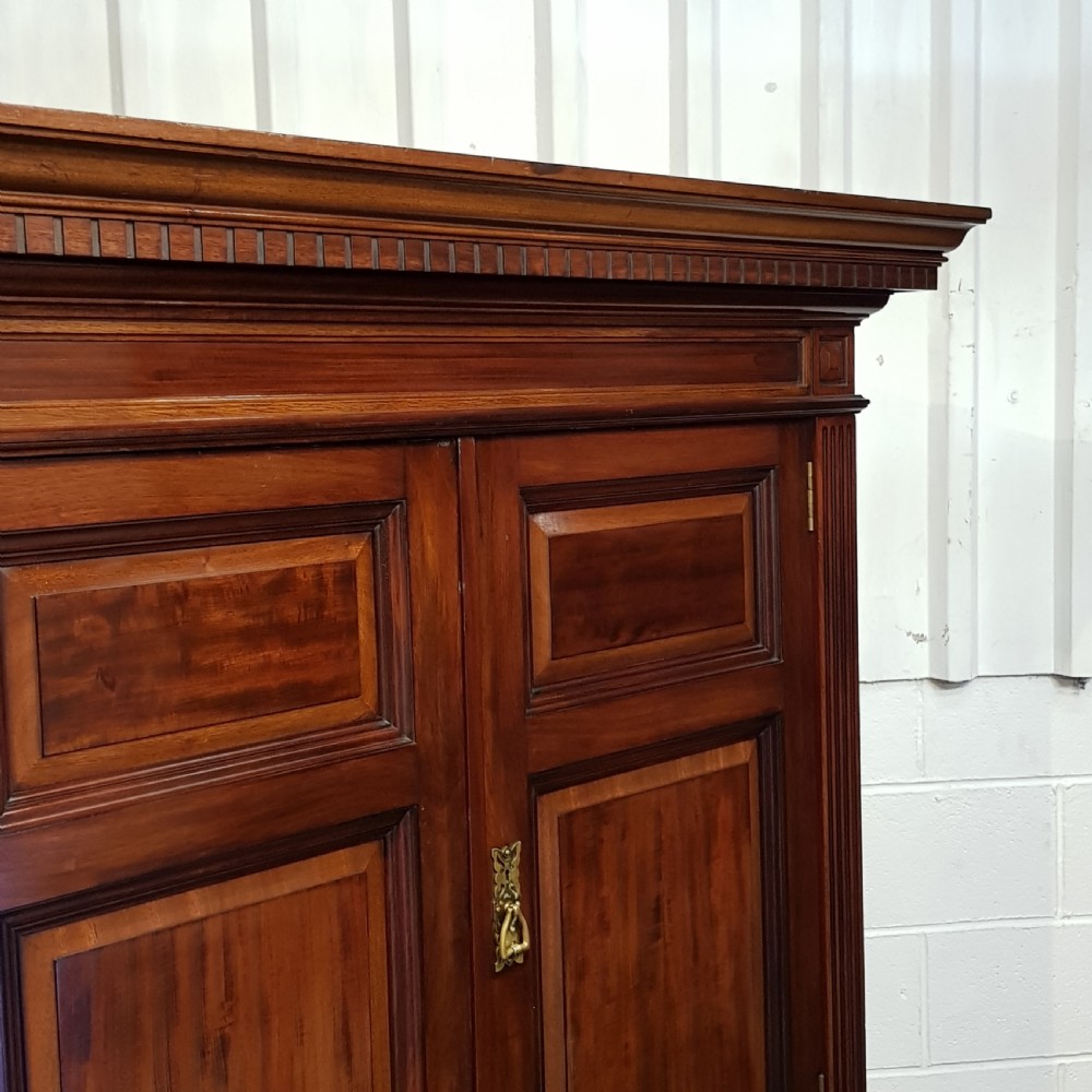 ANTIQUE GILLOWS OF LANCASTER  MAHOGANY COMPACTUM WARDROBE  C1880 View IX