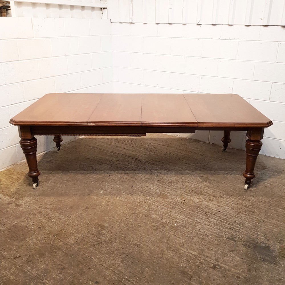 ANTIQUE VICTORIAN OAK EXTENDING DINING TABLE C1880 View VII