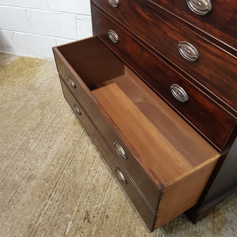 ANTIQUE 18TH CENTURY MAHOGANY CHEST OF DRAWERS C1780 View II