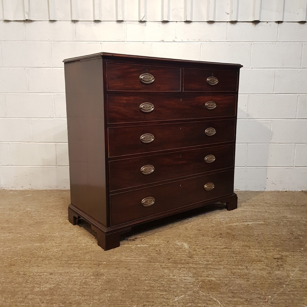 ANTIQUE 18TH CENTURY MAHOGANY CHEST OF DRAWERS C1780 View VI