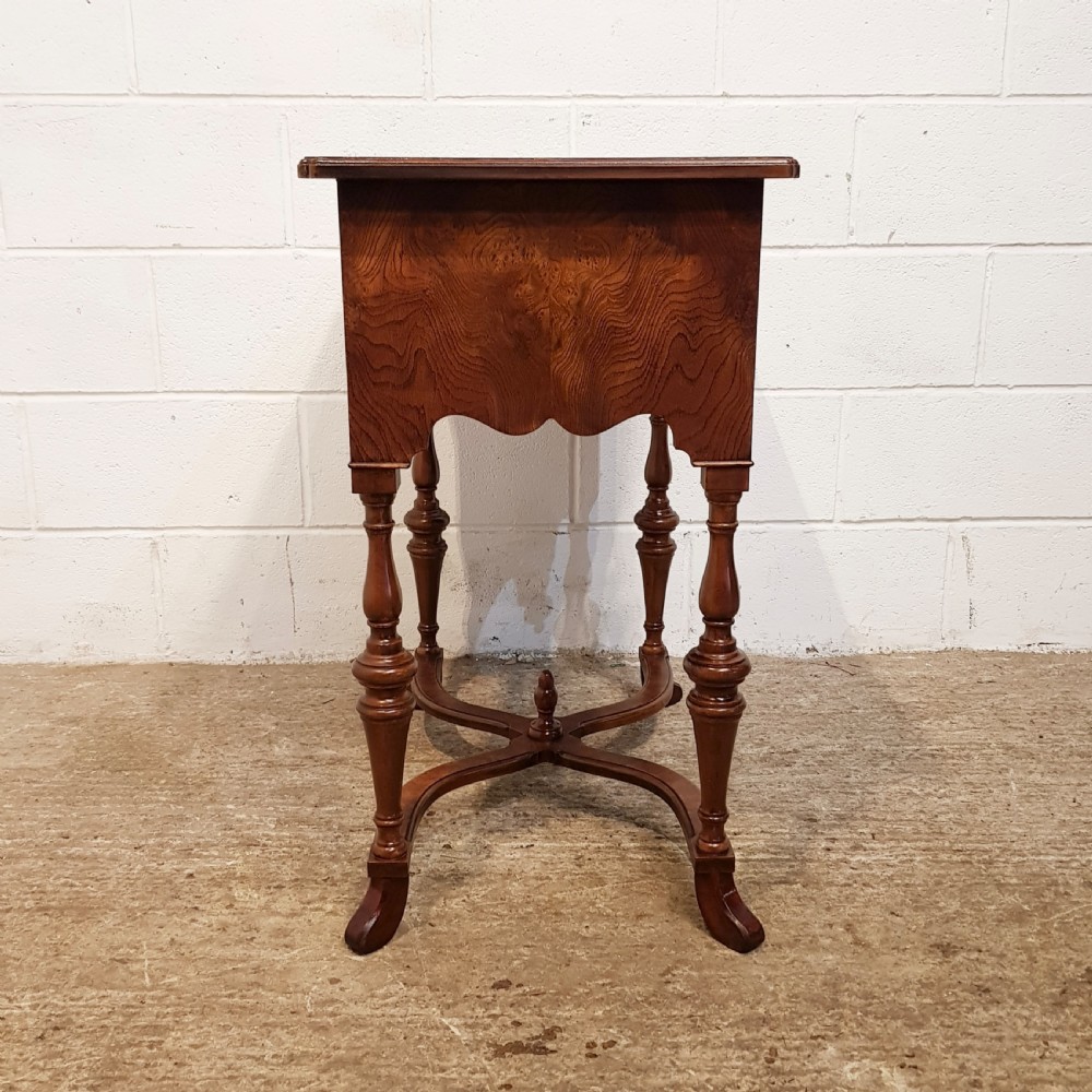 ANTIQUE WALNUT LOWBOY C1920  View II