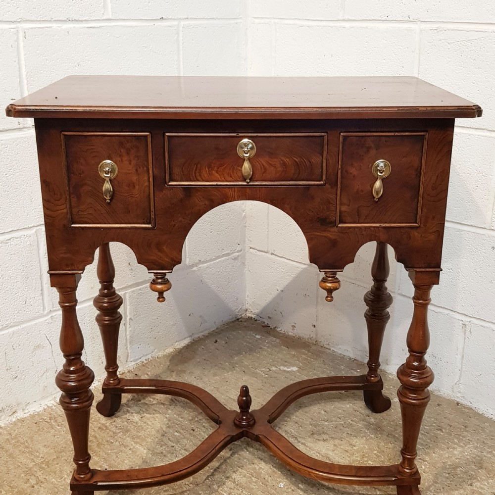 ANTIQUE WALNUT LOWBOY C1920  View X