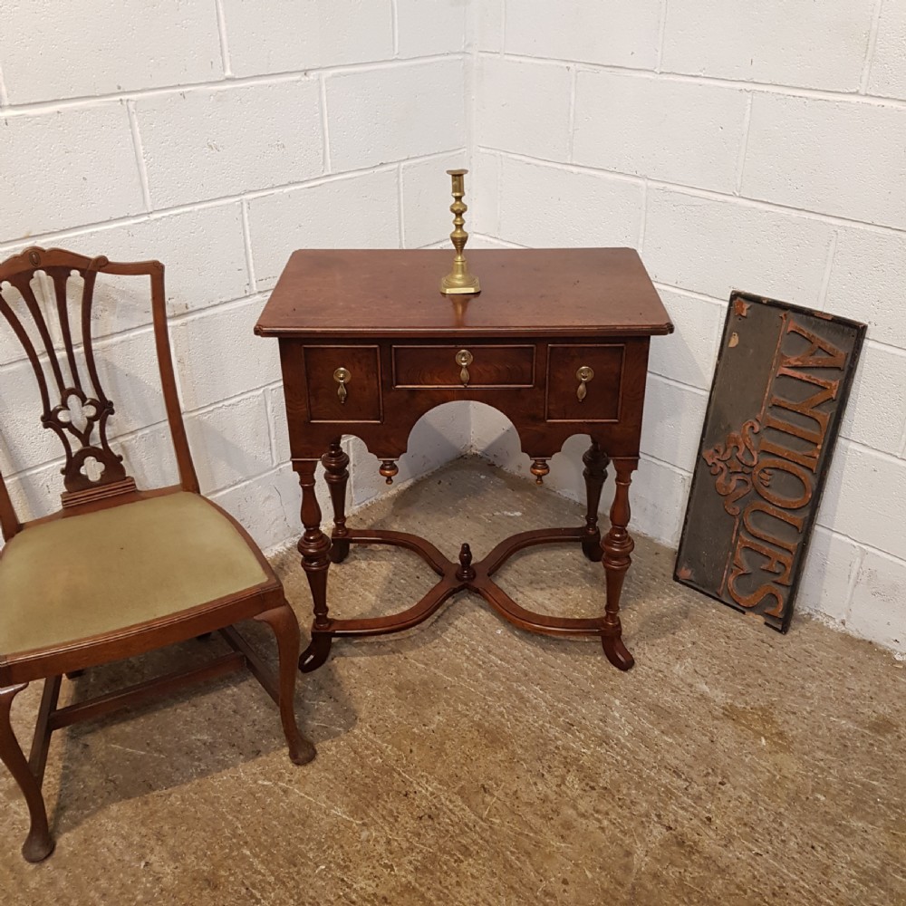 ANTIQUE WALNUT LOWBOY C1920  View XII
